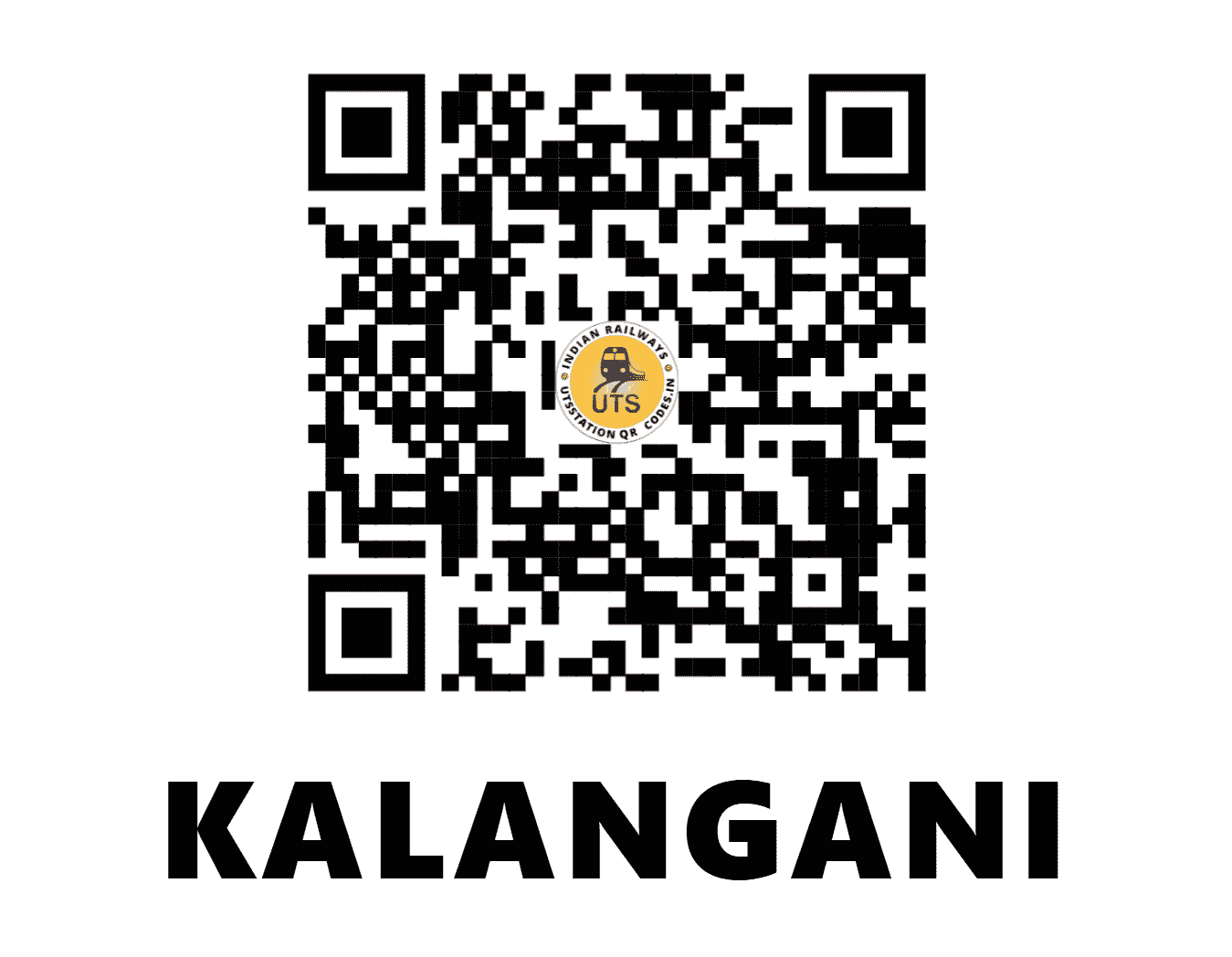UTS QR Code for KALANGANI - KLGN - SR (TAMIL NADU)